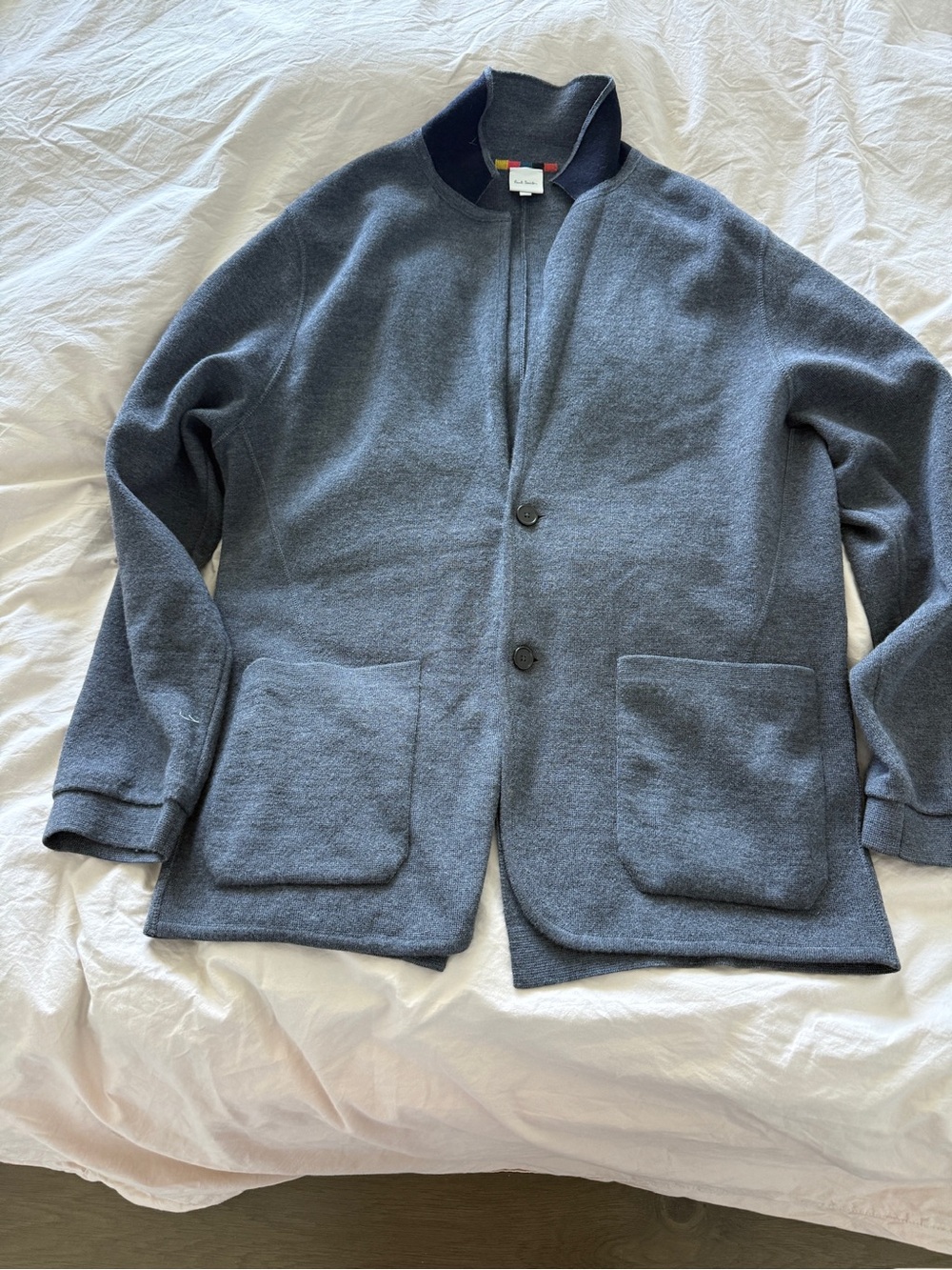 Paul Smith Men's Slate Gray Lightweight Shirt Jacket